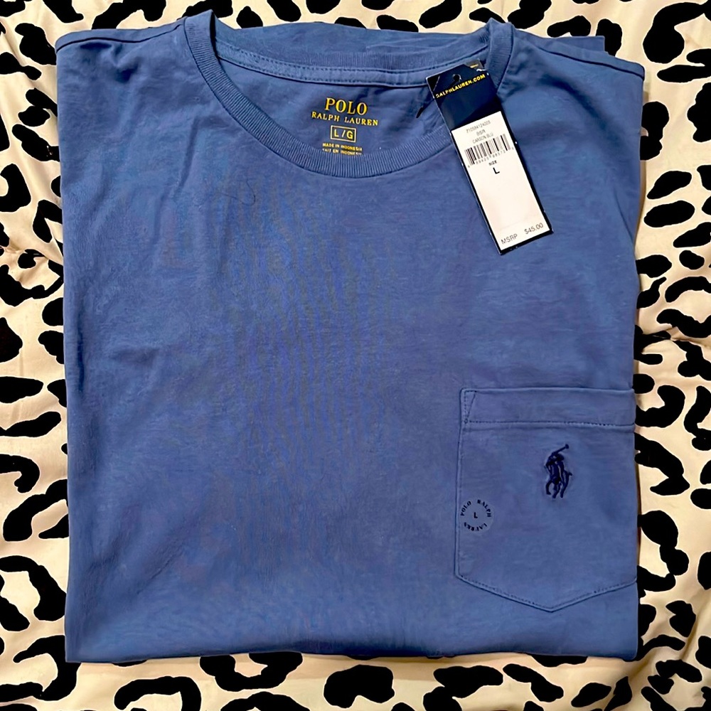 Men’s Large Ralph Lauren blue t-shirt